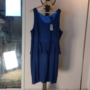 Blue Sleeveless Dress Lane Bryant